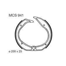 Brzdové čeľuste LUCAS MCS 941